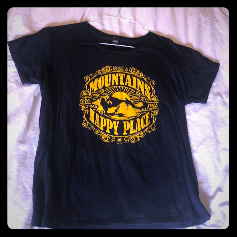 Mountains are my happy place T-shirt